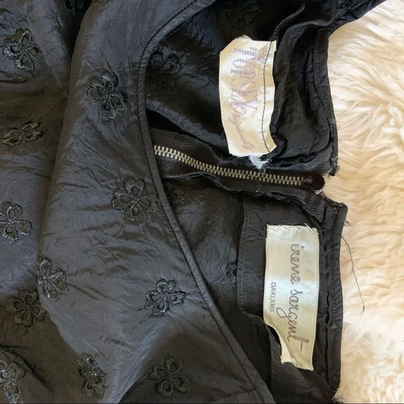 Xs Vintage black Irene Sargent Oakland Topsey Original Dress - Picture 7 of 8